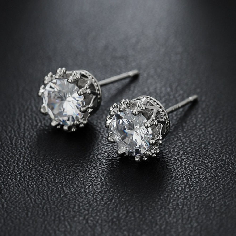 Body Jewelry High End - 1pair Octagonal Star Zircon Luxury High-end
