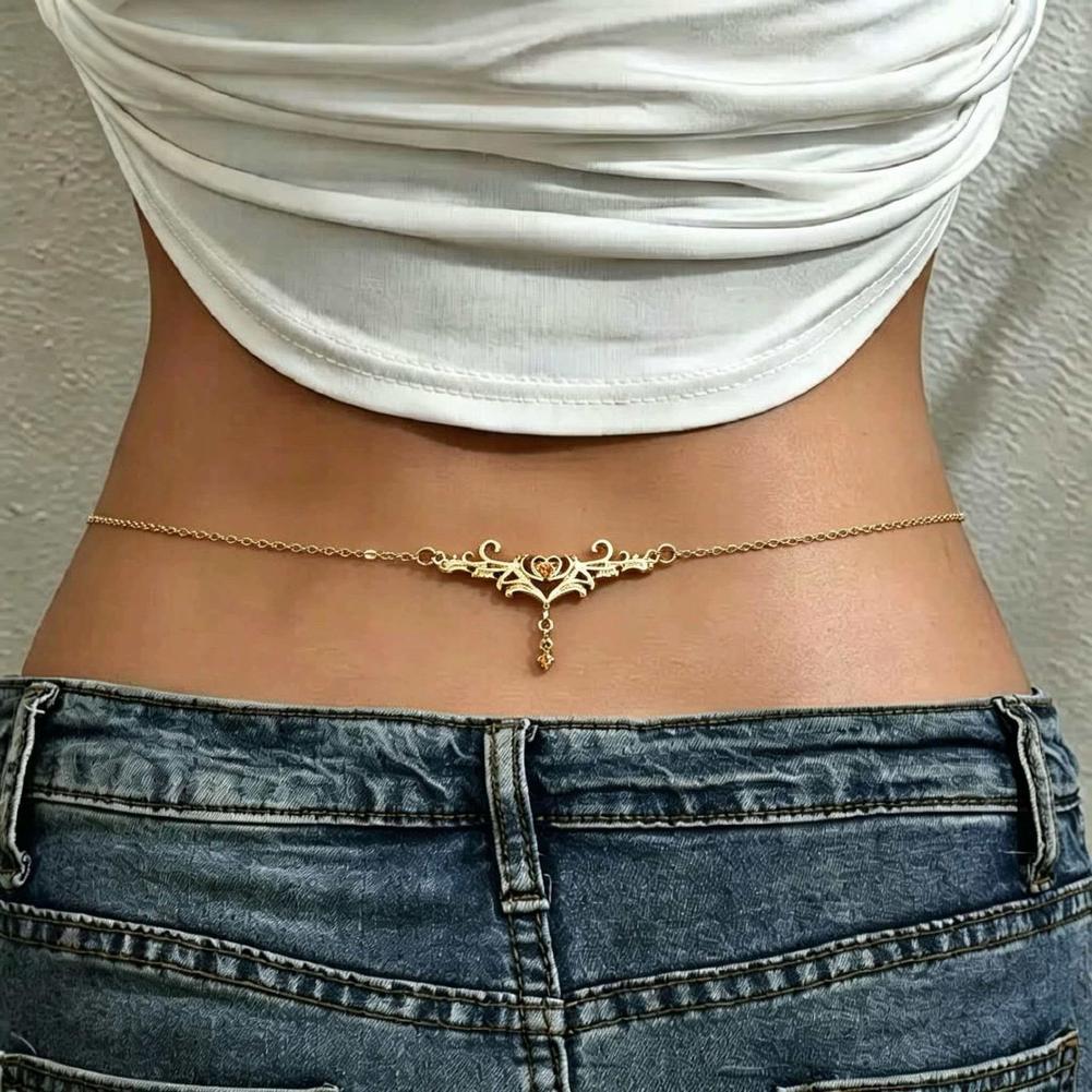Body Jewelry Goth - Gothic Heart Sexy Women's Waist Chain