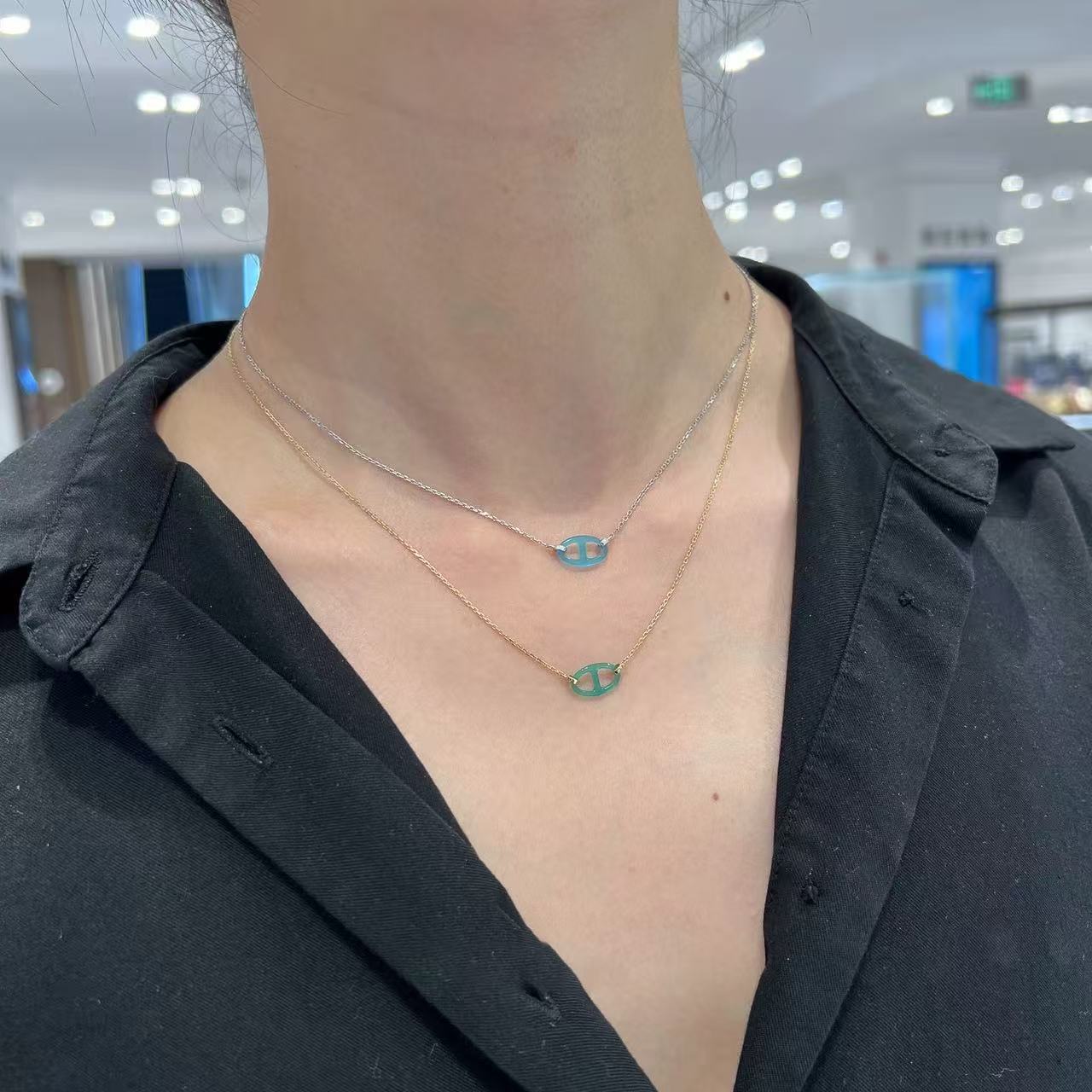 Body Jewelry High End - S925 sterling silver simple pig nose