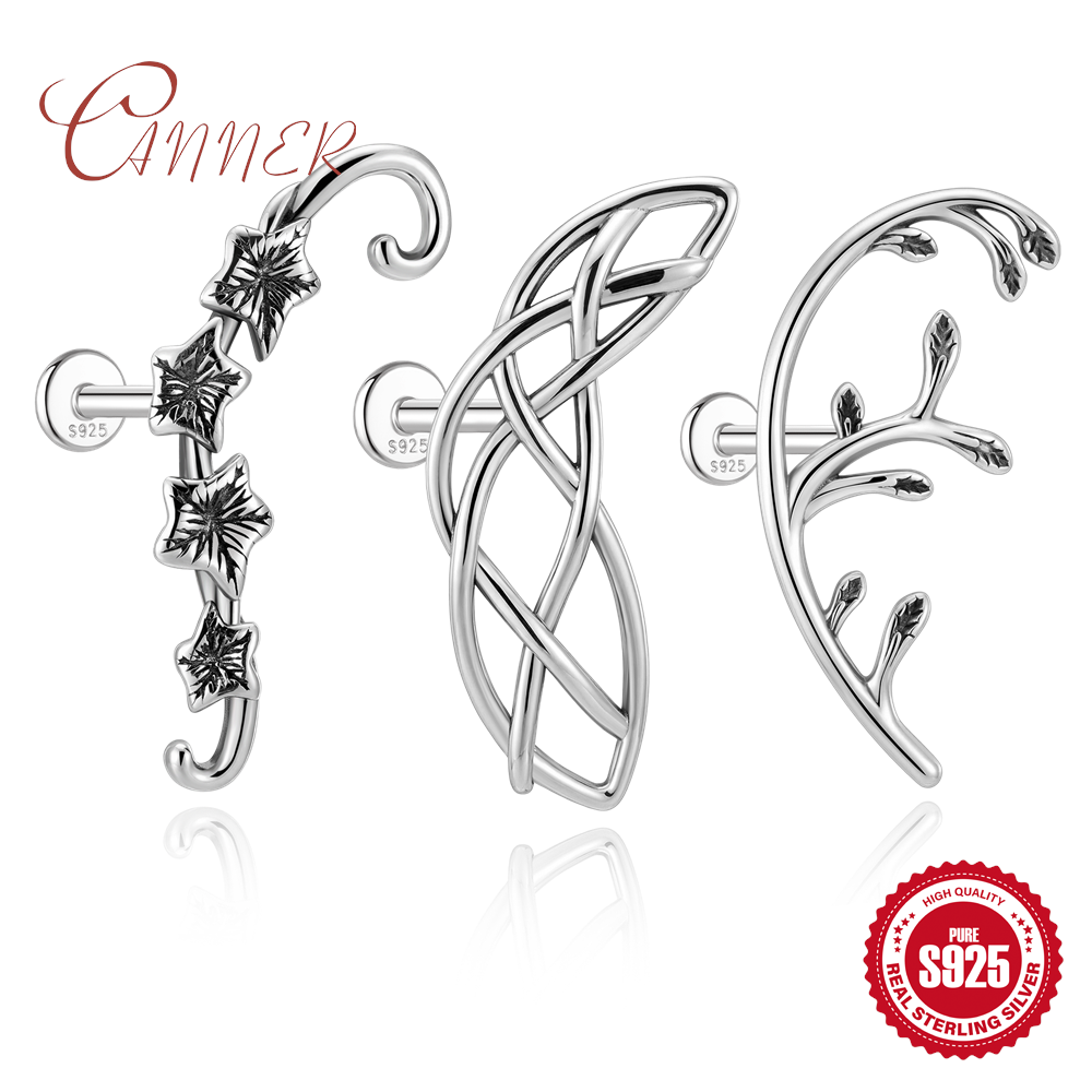 Star Flat Back - CANNER 925 Sterling Silver Gothic Style