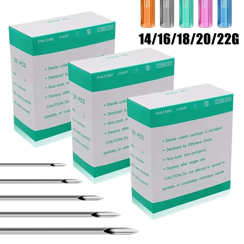 Body Jewelry Tattoo - 100/50/20/10pcs Piercing Needles Sterile Body Piercing