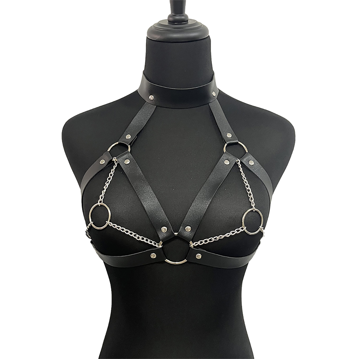 Body Jewelry Goth - Women Bondage Body Harness Lingerie Goth