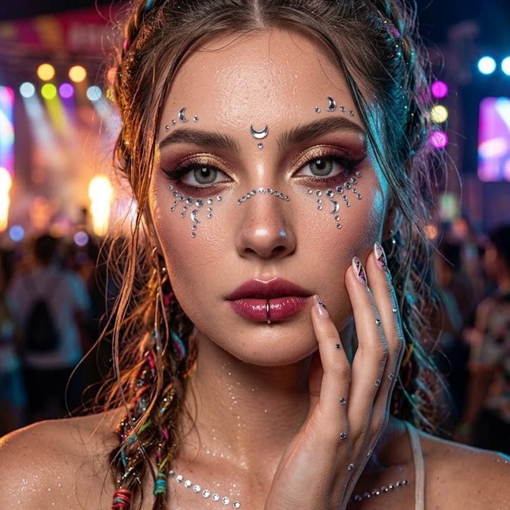 Fake Piercings Balls Stick on  - Body Jewelry Labret review and price