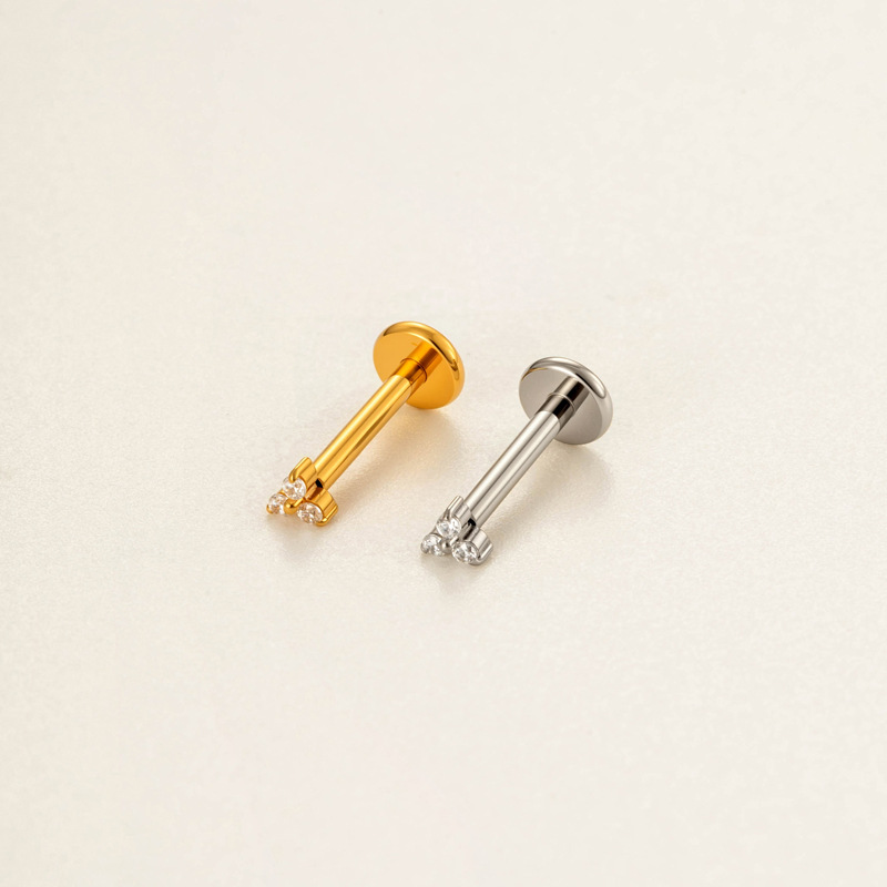 1PC G23 Titanium 16G Threadles - Body Jewelry Threadless review and price