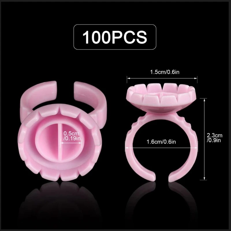 100 Pcs Disposable Eyelash Glu - Body Jewelry Tattoo review and price
