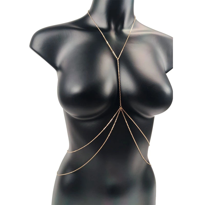 Body Jewelry Sexy Chest Chain  - Body Jewelry Luxury review and price
