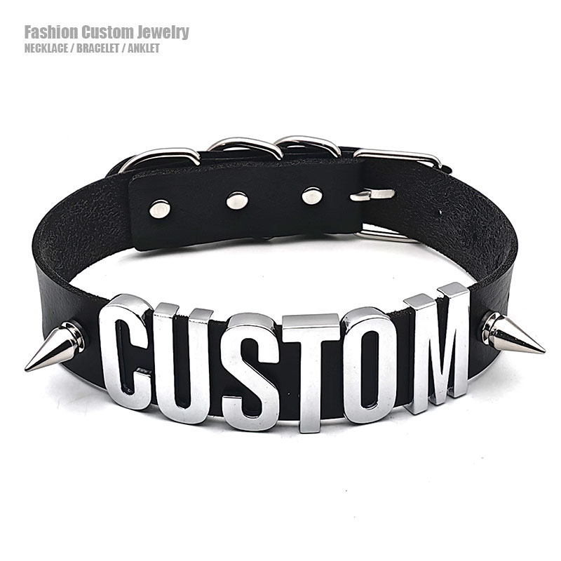 Punk Rivet Customized Letters  - Body Jewelry Goth review and price