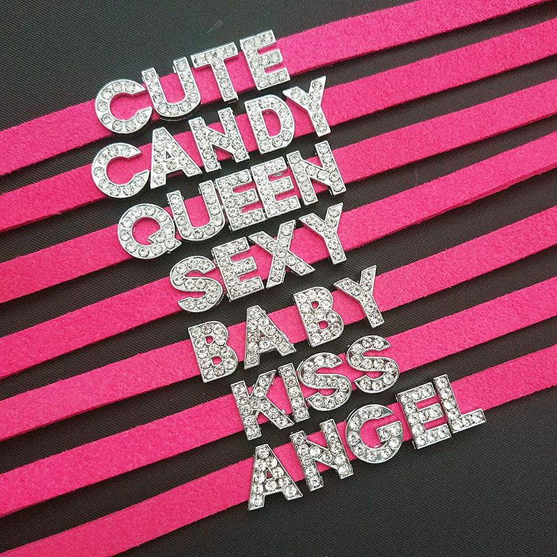 Goth Sexy Rhinestone Letters I - Body Jewelry Goth review and price