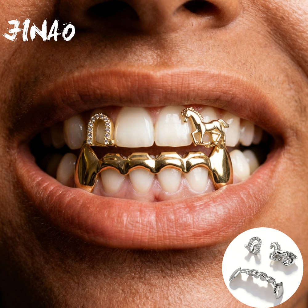 JINAO Hip Hop 3pcs Teeth set i - Body Jewelry Lot review and price