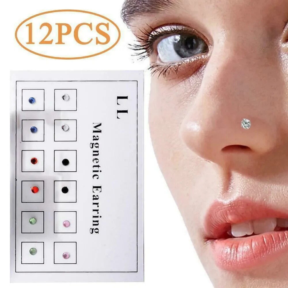 12PCS/Card Fake Cheater Non Pi - Body Jewelry Labret review and price
