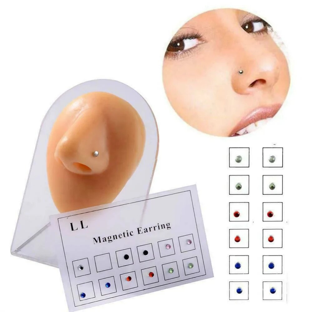 12PCS/Card Fake Cheater Non Pi - Body Jewelry Labret review and price