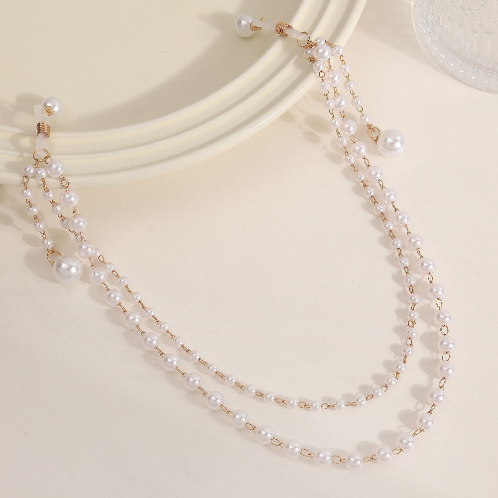 Imitation Pearl Tassel Chest C - Body Jewelry Piercing review and price