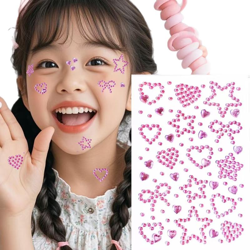 1 Sheet Colorful Self Adhesive - Body Jewelry Stickers review and price