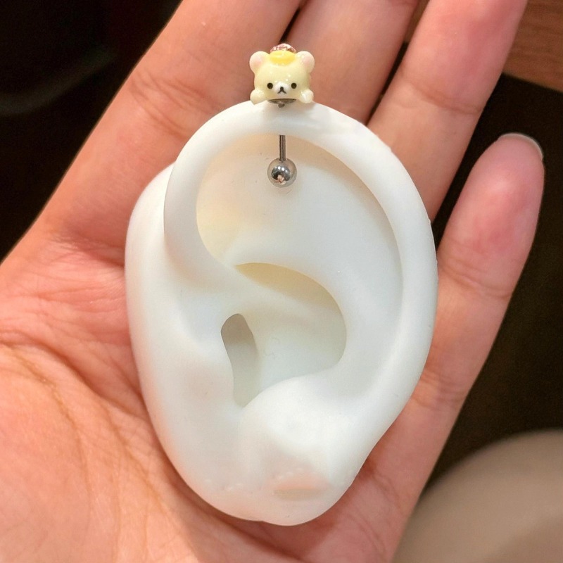 Kawaii Rilakkuma Stud Earrings - Body Jewelry Lot review and price