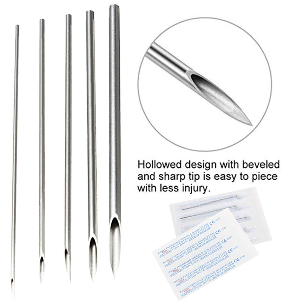 12G 14G 16G 18G 20G 5/10/30/50 - Body Jewelry Tattoo review and price