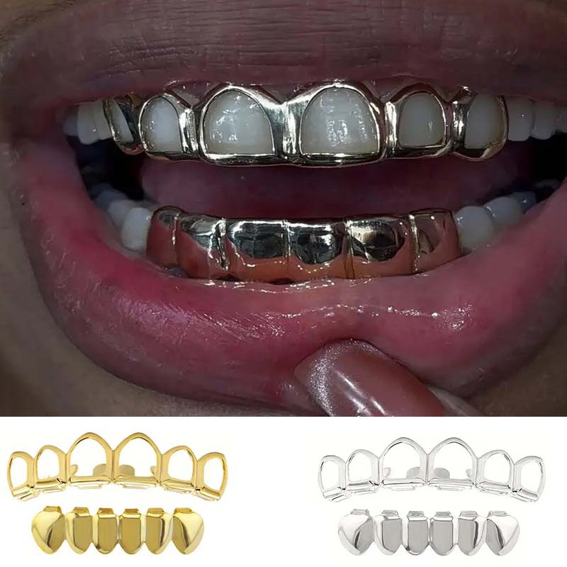 A Set Of Fashionable Six-Tooth - Body Jewelry Lot review and price