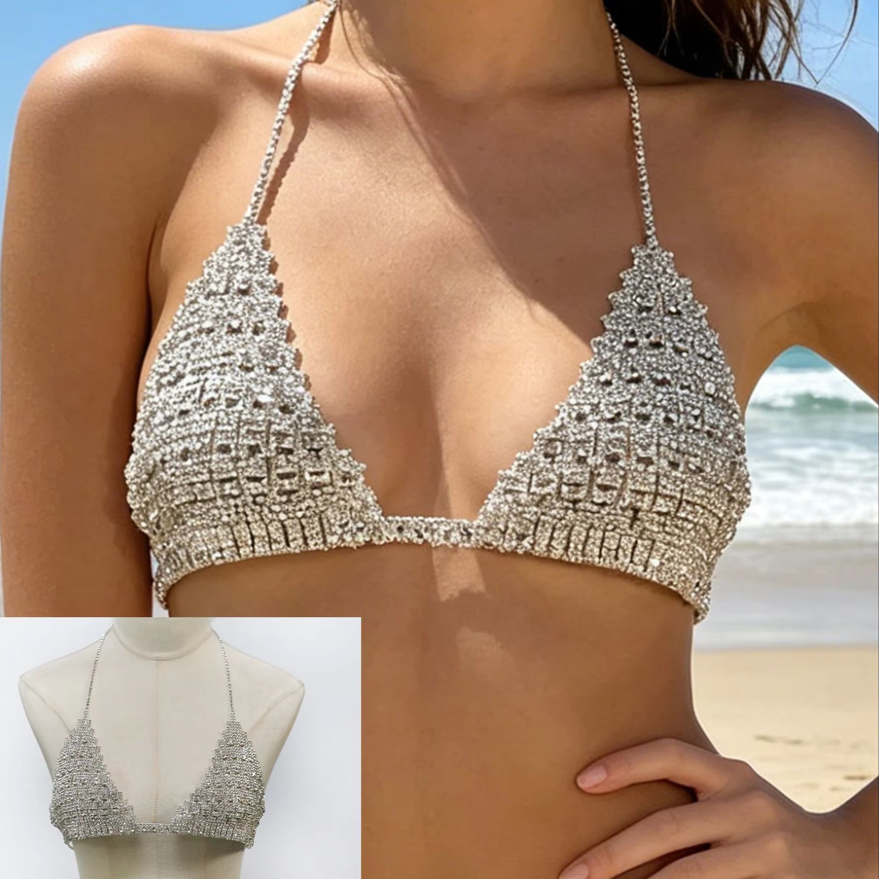 1Pcs Fashionable Neck Hanging  - Body Jewelry Luxury review and price