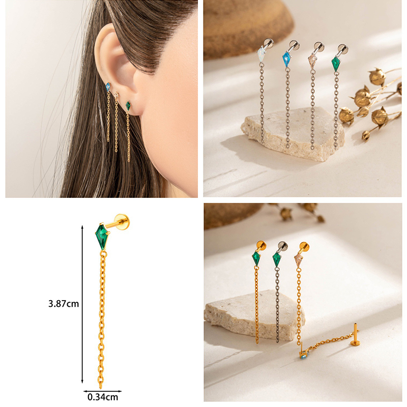 1PC G23 Titanium Piercing Thre - Body Jewelry Threadless review and price