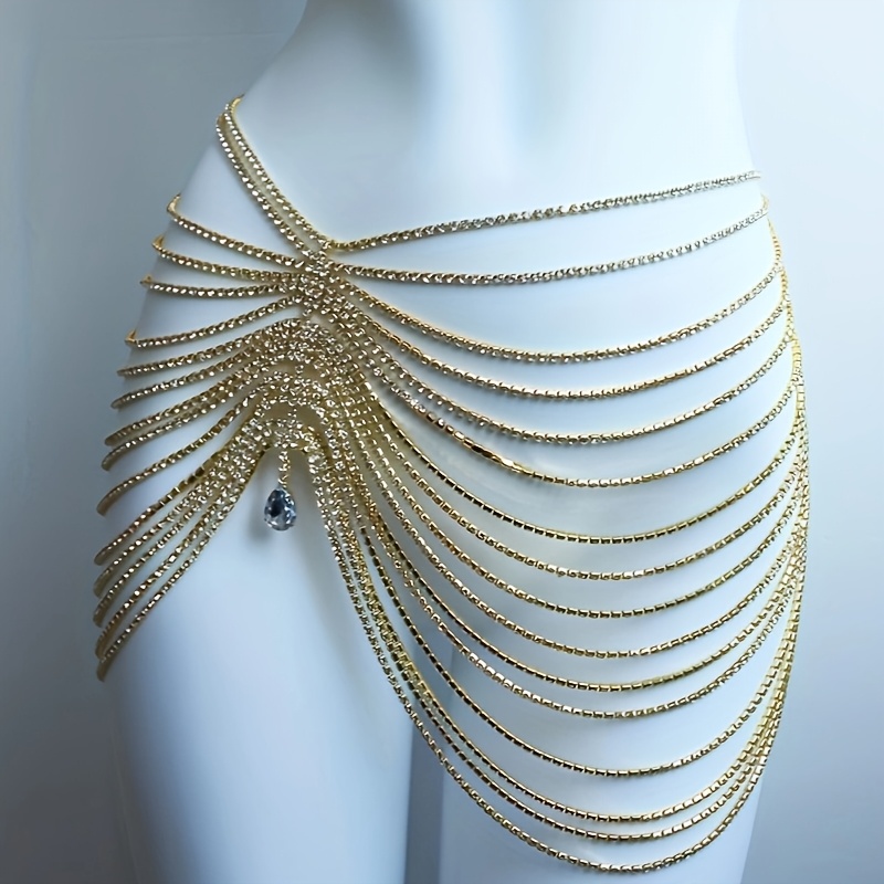 1PCS Sexy Shiny Tassel Crystal - Body Jewelry Luxury review and price