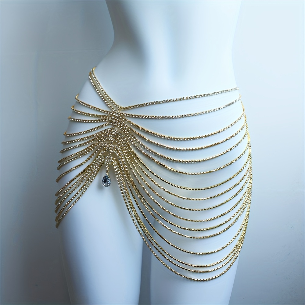 1PCS Sexy Shiny Tassel Crystal - Body Jewelry Luxury review and price