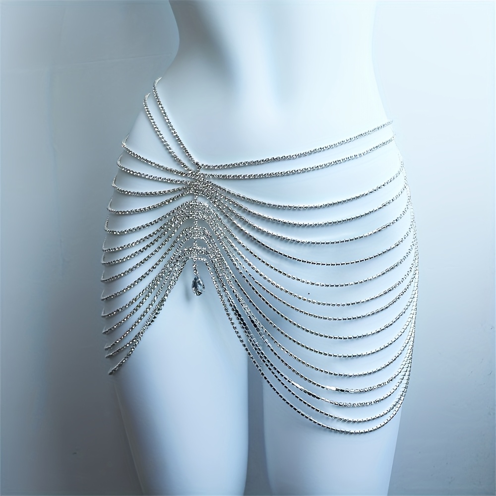 1PCS Sexy Shiny Tassel Crystal - Body Jewelry Luxury review and price