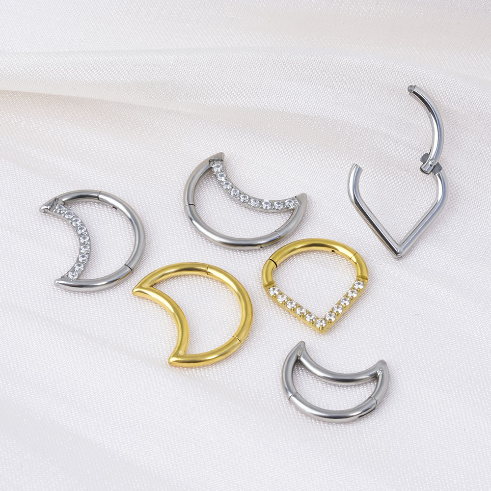 F136 Titanium Hinged Tear Drop - Body Jewelry Labret review and price
