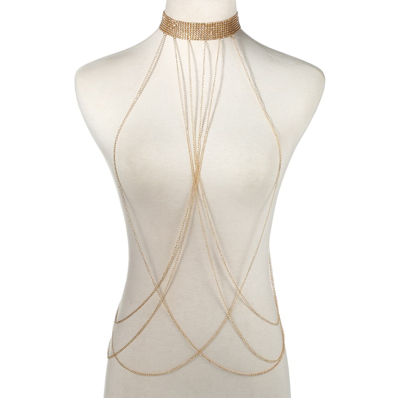 Gold Color Body Chain Women  R - Body Jewelry Luxury review and price