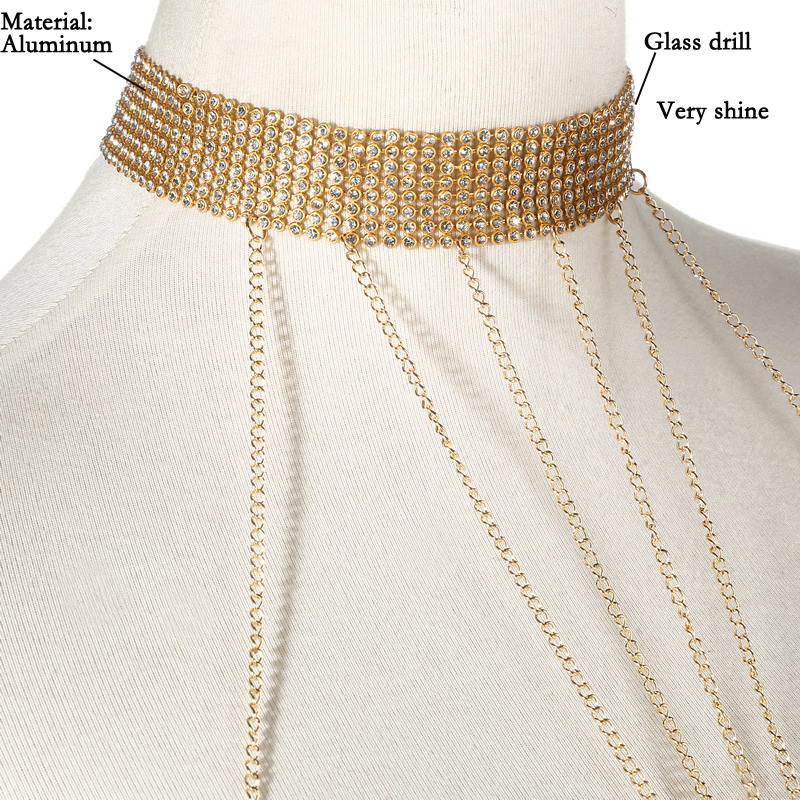 Gold Color Body Chain Women  R - Body Jewelry Luxury review and price