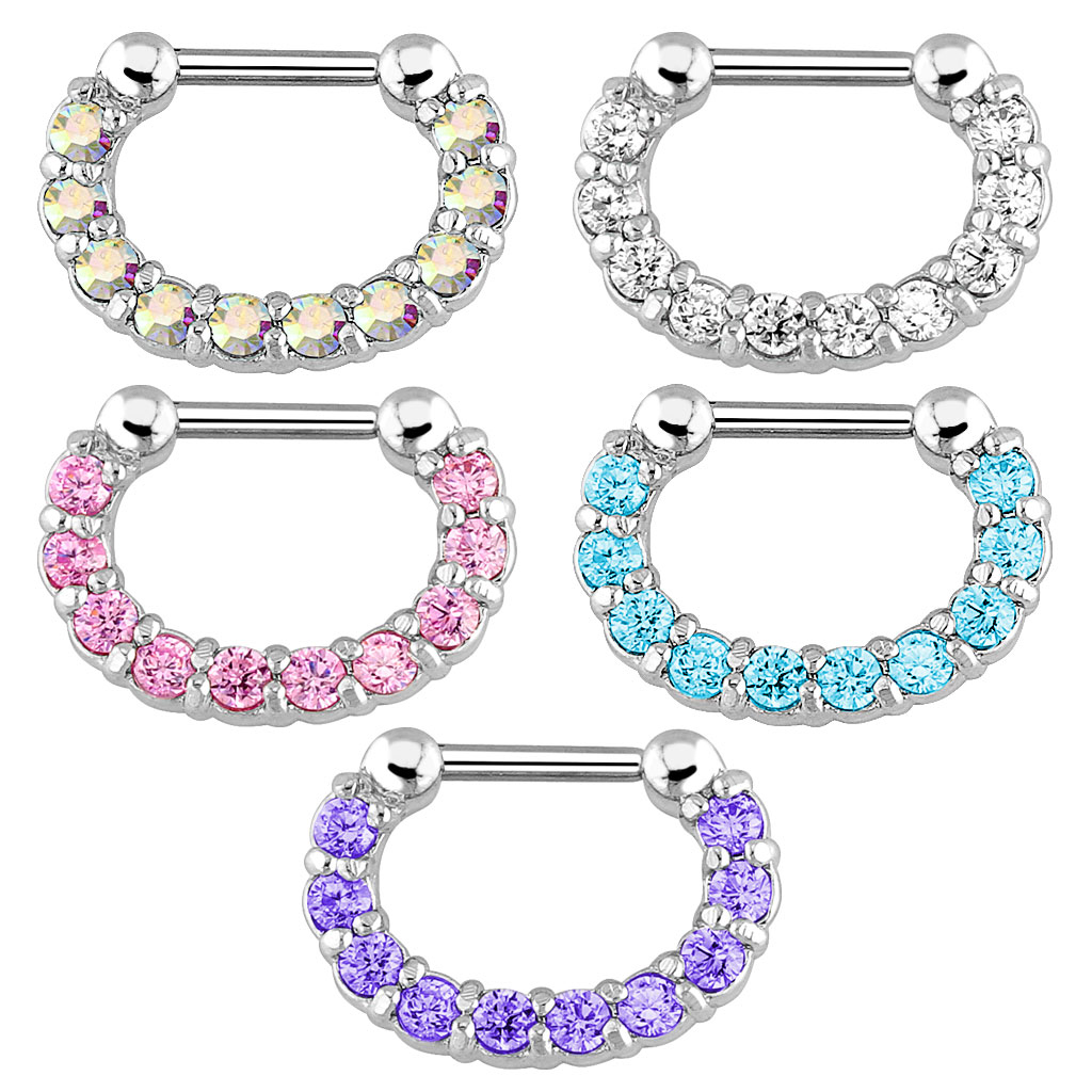 1pcs Hoop Clip On Nose Septum  - Body Jewelry Piercing review and price