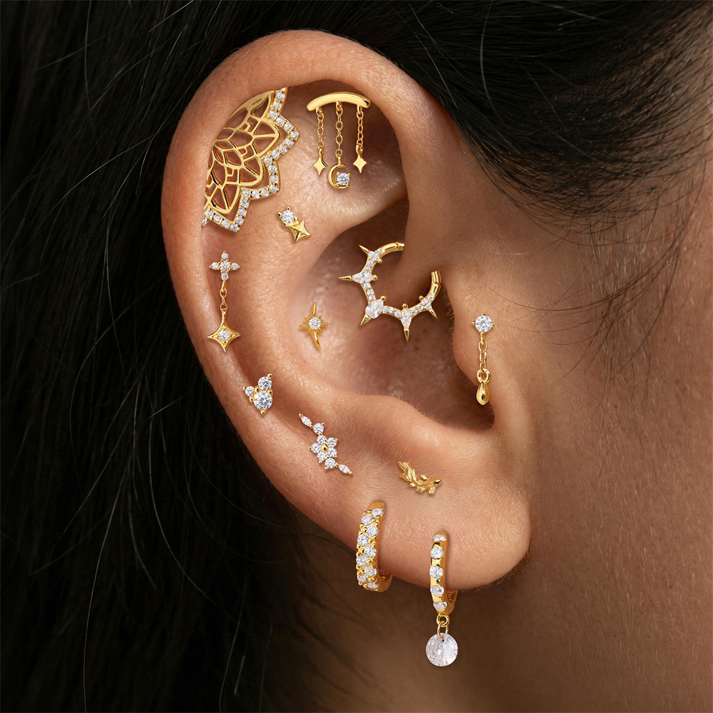 AIDE 925 Sterling Silver Skele - Star Flat Back review and price