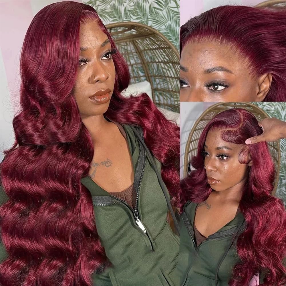 28 Inch 99J Burgundy Body Wave - Body Jewelry Underwear review and price
