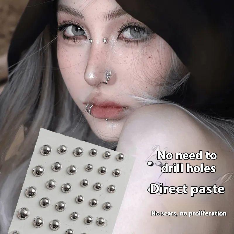 321pcs Non Piercing Lip Studs  - Body Jewelry Stickers review and price