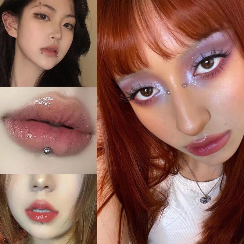 321pcs Non Piercing Lip Studs  - Body Jewelry Stickers review and price