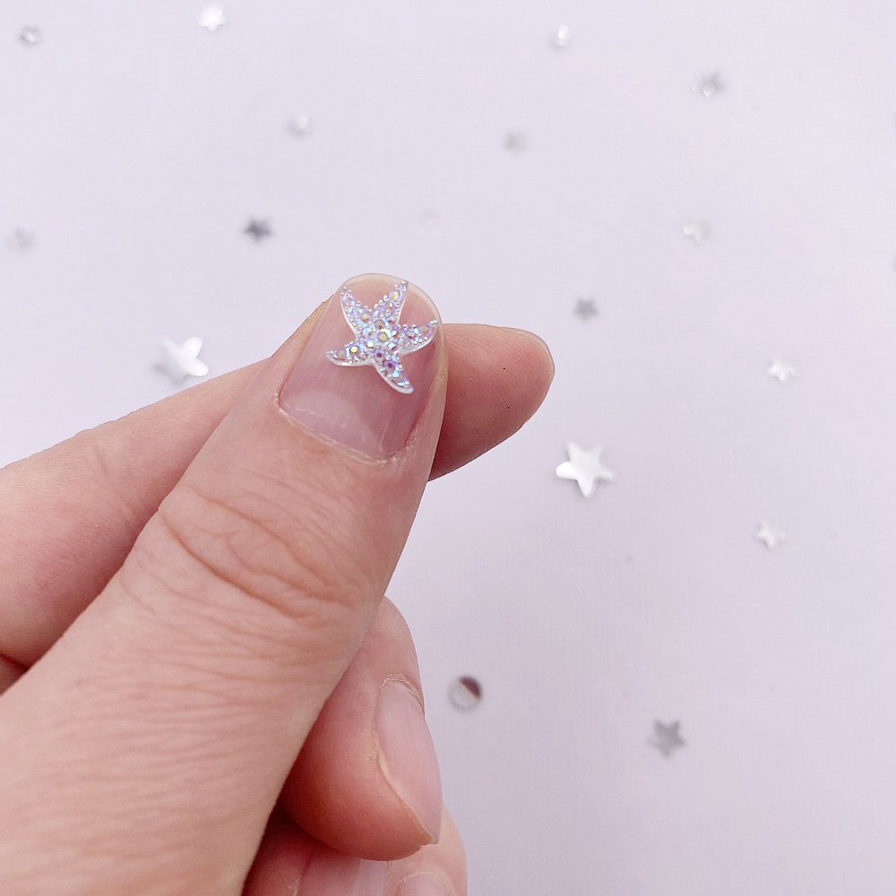 10mm Mini Shiny Star Nail Art  - Star Flat Back review and price