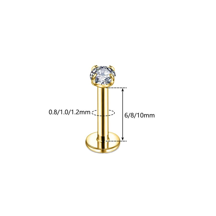 1Pc Surgical Steel Cluster Bal - Body Jewelry Threadless review and price