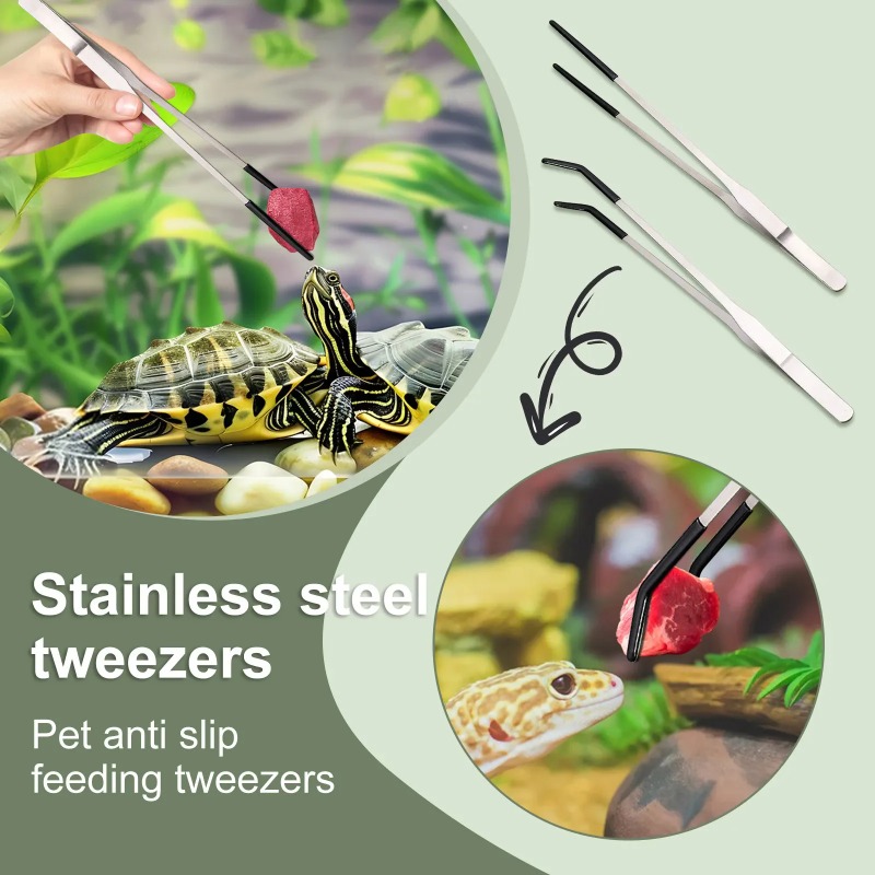 2Pcs Stainless Steel Tweezers  - Body Jewelry Tool review and price