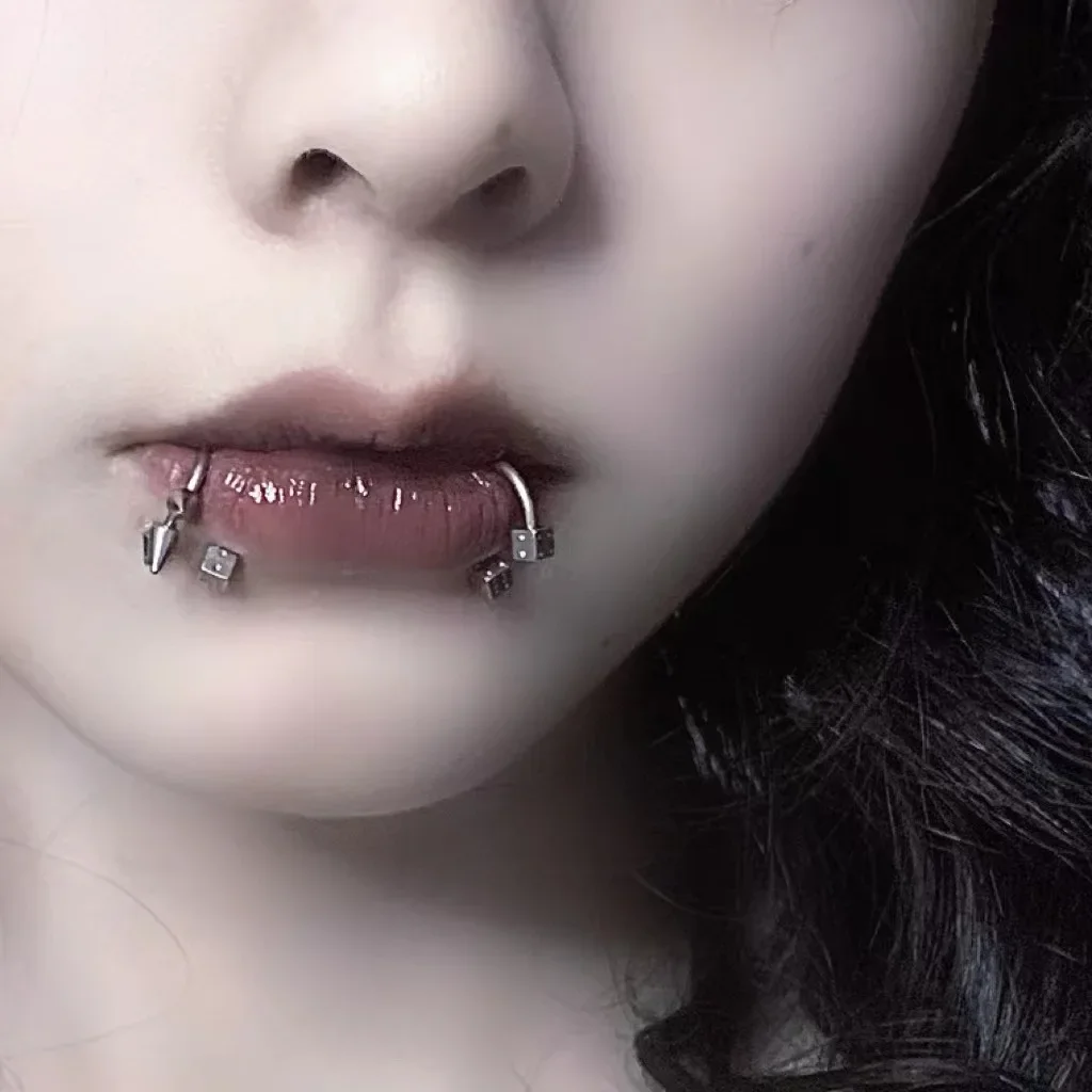 10pcs Punk Nose Ring One Nail  - Body Jewelry Labret review and price