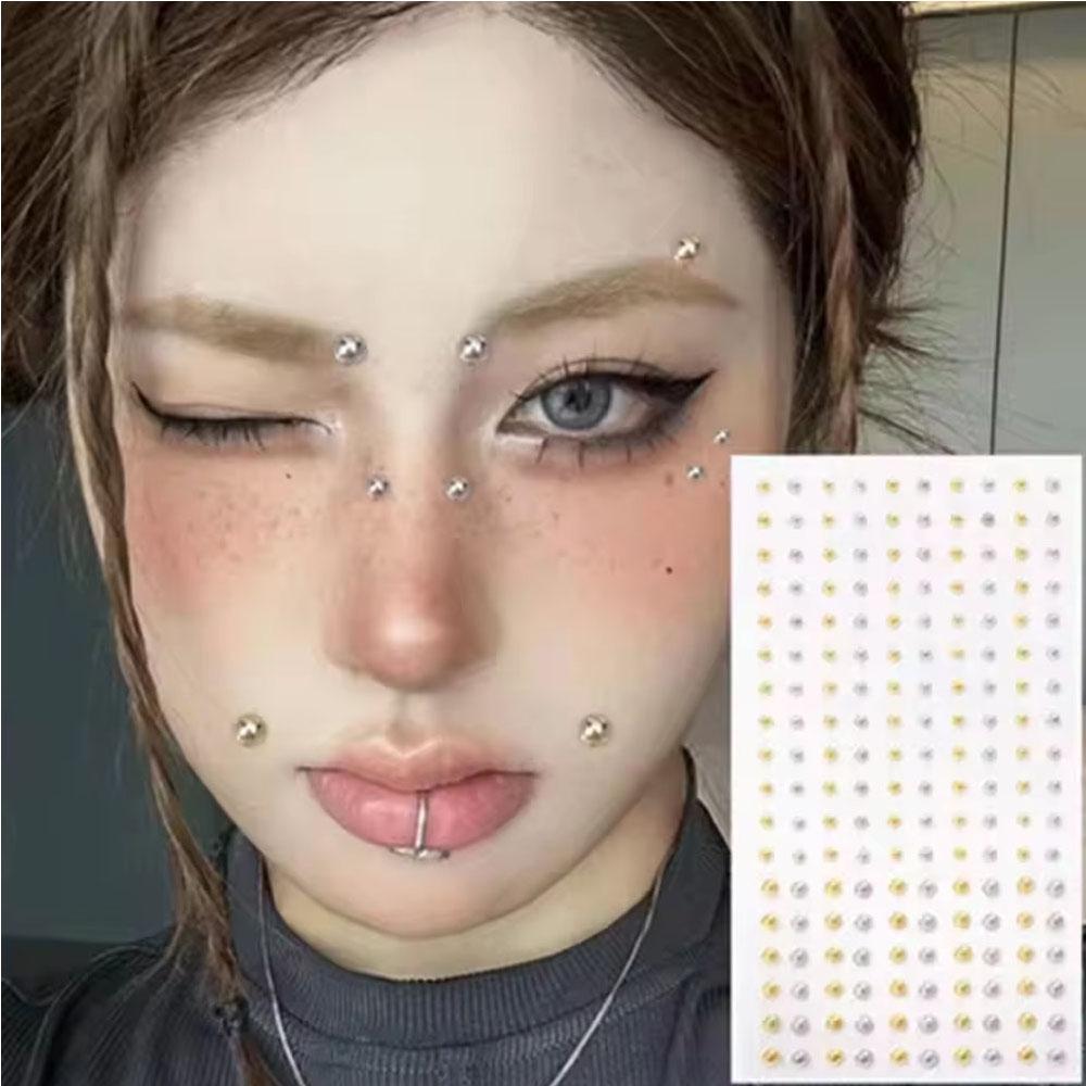 58-180pcs Set Non Piercing Lip - Body Jewelry Stickers review and price