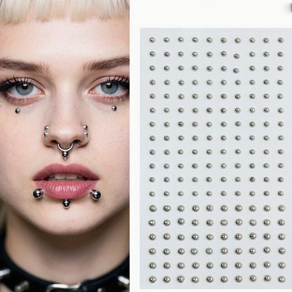 58-180pcs Set Non Piercing Lip - Body Jewelry Stickers review and price
