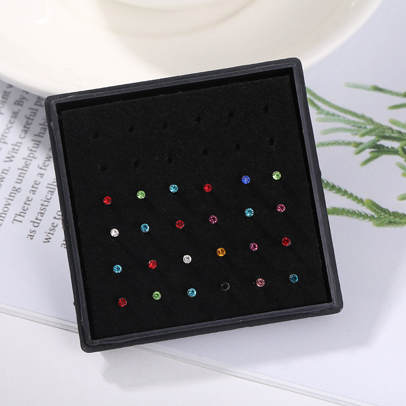 24pcs/box Crystal Nose Ring St - Body Jewelry Changing Kit review and price