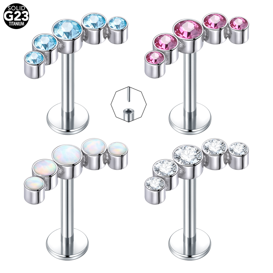 1pcs Titanium Threadless Push  - Body Jewelry Threadless review and price