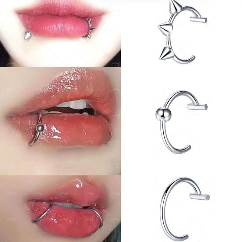 1Pc Stainless Steel Fake Nose  - Body Jewelry Labret review and price