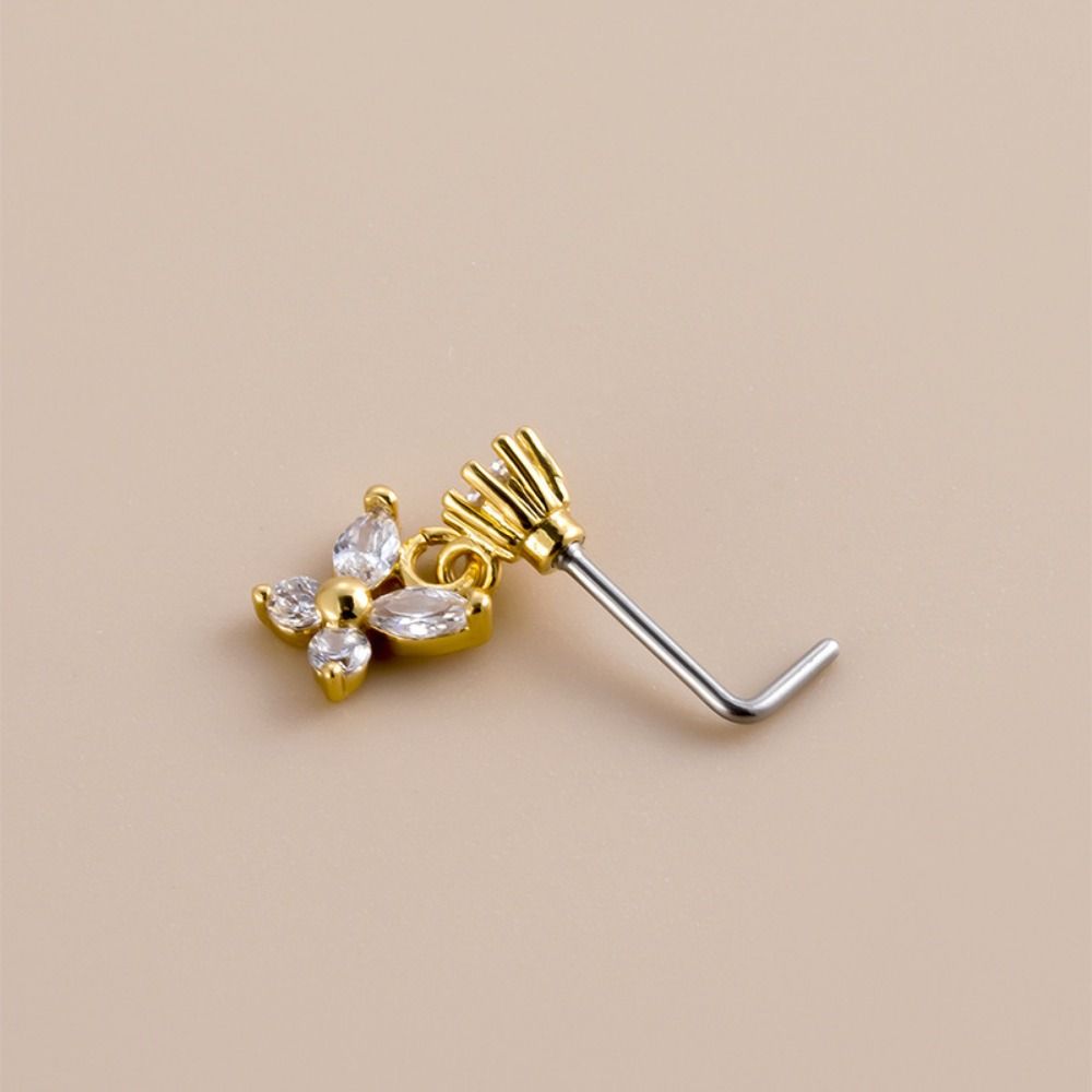 Stainless Steel Piercing Nose  - Body Jewelry Goth review and price