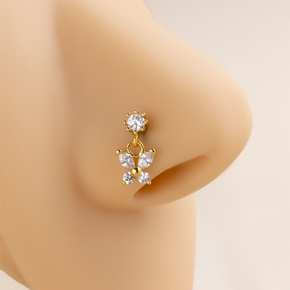 Stainless Steel Piercing Nose  - Body Jewelry Goth review and price
