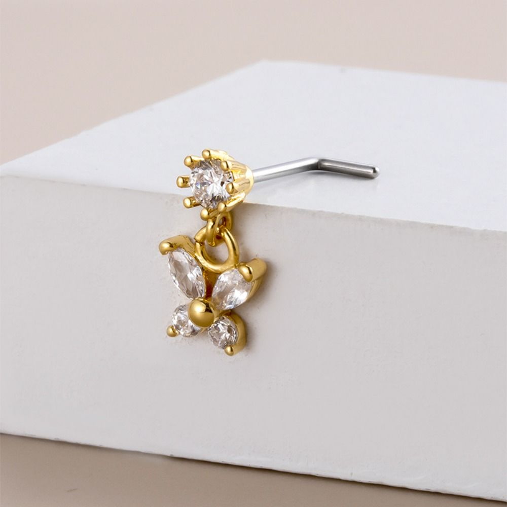 Stainless Steel Piercing Nose  - Body Jewelry Goth review and price