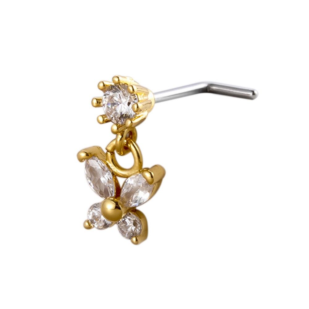 Stainless Steel Piercing Nose  - Body Jewelry Goth review and price