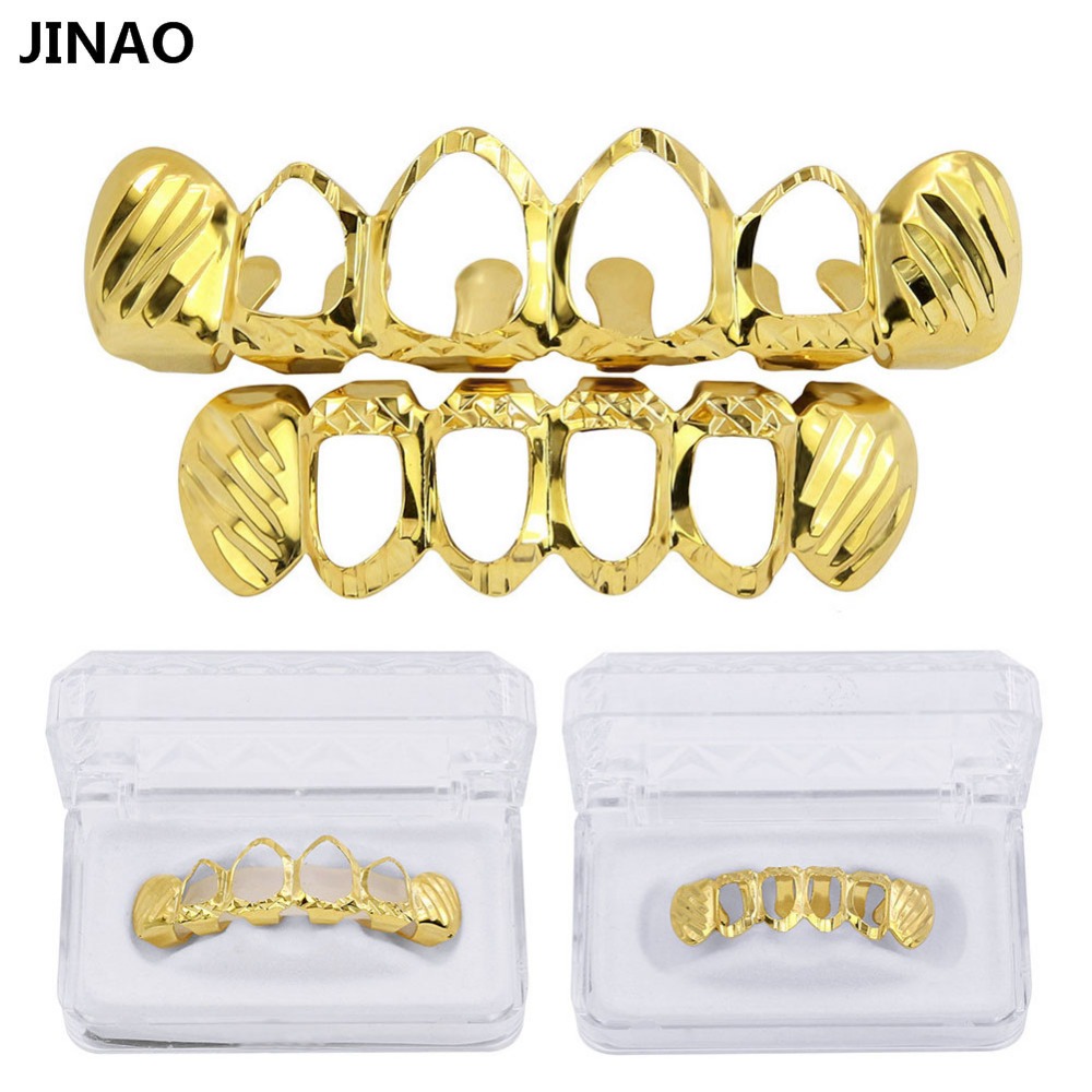 JINAO New Fit D-Cut Grillz Set - Body Jewelry Lot review and price