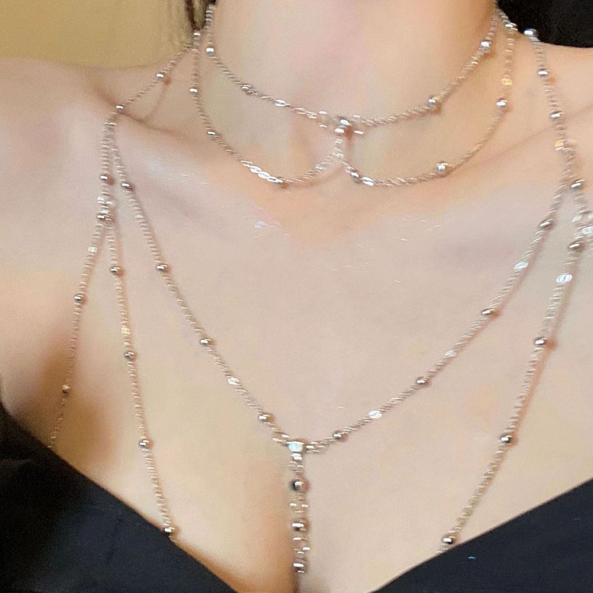 Chest chain jewelry, pure lust - Body Jewelry High End review and price