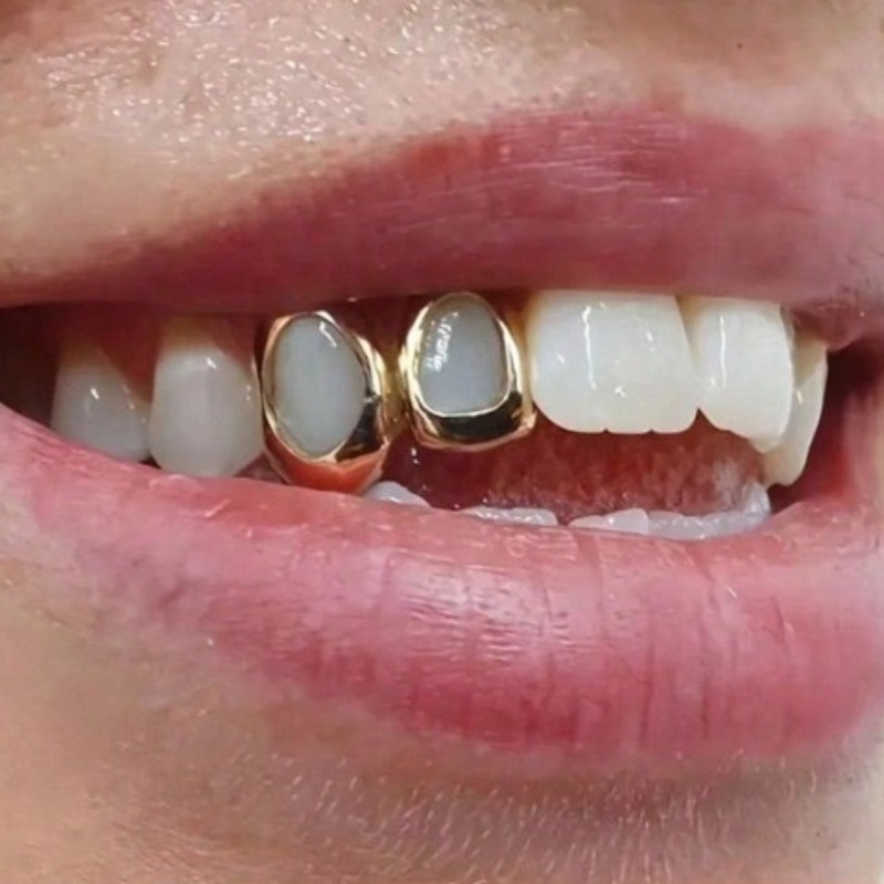 -Golden Grillz Tooth Jewelry S - Body Jewelry Lot review and price