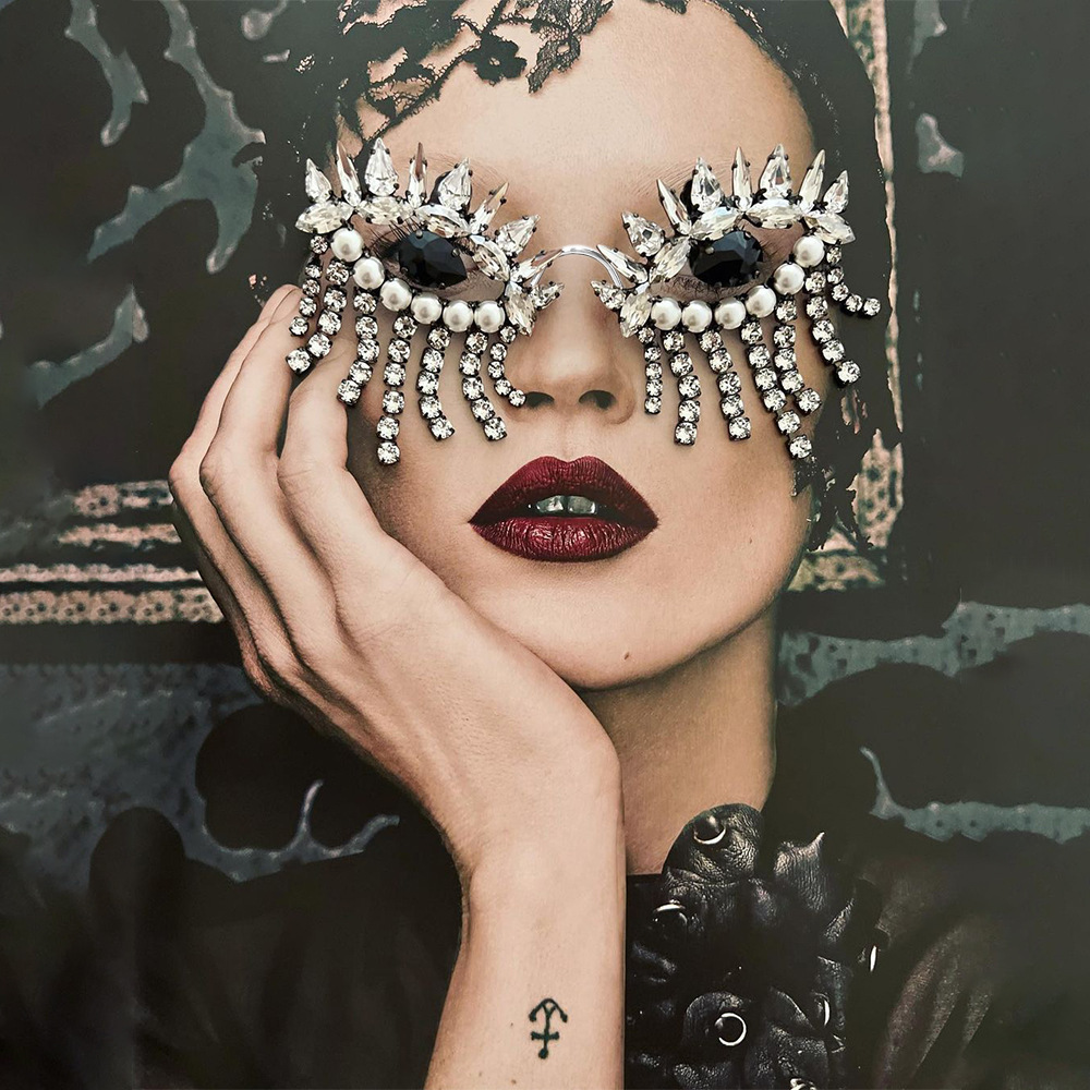 Stonefans Tassel Glasses Frame - Body Jewelry Luxury review and price